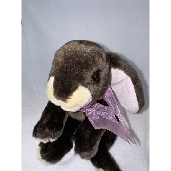 Commonwealth 2003 Brown Cream Bunny Rabbit Plush Stuffed Animal Lop Eared Easter - Picture 4 of 12